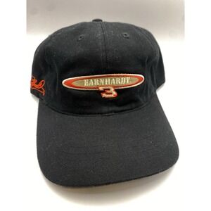 Vintage Dale Earnhardt #3‎ NASCAR Hat Cap Chase Authentics Black Strapback